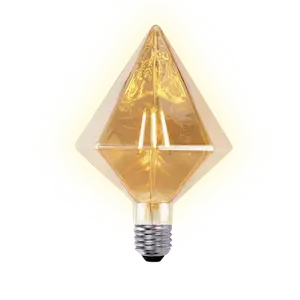 Grand Mirrors Hollywood Bulb B620 in cone shape with warm light