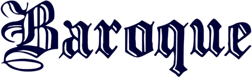 Baroque logo.