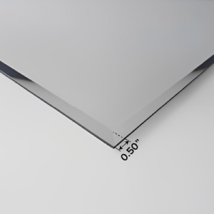 Small bevel (0.5").