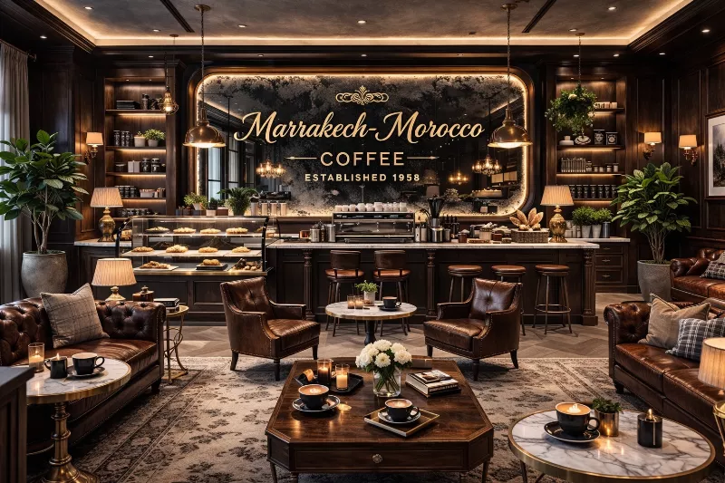 Marrakech Coffee Shop Interior